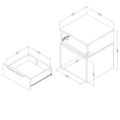 Hourra Nightstand - South Shore -Children's Home GUEST 66aaf464 b9d0 45fe 9aa4 22adce36e7ce