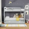 Glenwillow Home Arca Solid Wood Twin Over Twin Bunk Bed -Children's Home GUEST 6788952b 859b 4c13 9545 7343e4ee1b02