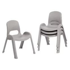 ECR4Kids SitRight Plastic Children’s Chair, Indoors And Outdoors, 11in Seat Height, 4-Pack -Children's Home GUEST 6a9e3fde df61 423b 827d d22843ea06ed