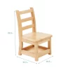ECR4Kids Three Rung Ladderback Chairs With Storage, 2-Pack - Natural 1 ECR4Kids Three Rung Ladderback Chairs With Storage, 2-Pack - Natural -Children's Home GUEST 6fb8d533 6074 4371 8adb aac5b83c83e5