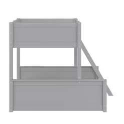 Twin Over Full Capri Wood Bunk Bed Gray - Hillsdale Furniture -Children's Home GUEST 6ff80899 ed65 4b5a 9a12 b5d0504a335c