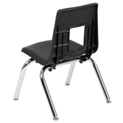 Emma And Oliver Student Stack School Chair - 12-inch -Children's Home GUEST 718dd873 f43c 4c40 ac89 dafb5b37fd25