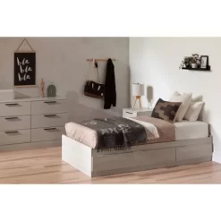 Step One Essential Mates Bed With 3 Drawers - South Shore