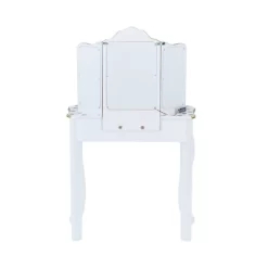 Fashion Polka Dot Gisele Play Vanity Set With Led Mirror White/Gold - Teamson Kids -Children's Home GUEST 7533ff47 e514 4694 91b0 2eecd601bd6a