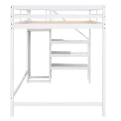 Full Size Loft Bed With Built-in Storage Wardrobe And Stairs-ModernLuxe -Children's Home GUEST 759c6da5 4d52 434a b5d8 f1aea4b511cd