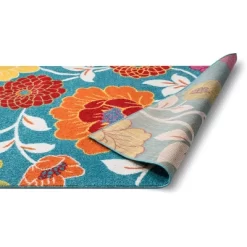 Well Woven Modern Daisy Flowers Blue Kids Room Floral Area Rug -Children's Home GUEST 75f7c589 43b0 4d0d 9f56 3d14b897cf6c