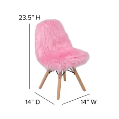 Flash Furniture Kids Shaggy Dog Accent Chair -Children's Home GUEST 77b57820 8cb5 41c8 9266 96a954350c99