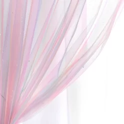 Kids' Rainbow Sheer Rod Pocket With Lining Single Window Curtain Panel Rainbow/White - Lush Décor -Children's Home GUEST 78ed79f9 581e 459e 84fc 90965b51f733