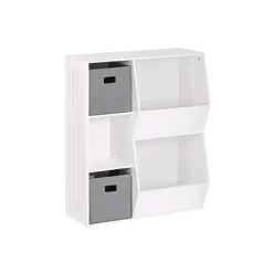 3pc Kids' Floor Cabinet With 2 Bins Set - RiverRidge Home -Children's Home GUEST 79502da4 3f65 48d9 adac 12729dfa507d