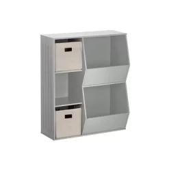 3pc Kids' Floor Cabinet With 2 Bins Set - RiverRidge Home -Children's Home GUEST 79763f5b 3654 4272 a41f 34039b422494