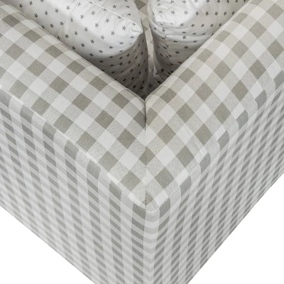 Tibbetts Kids' Sectional With Ottoman Gray/White - HOMES: Inside + Out 8 Tibbetts Kids' Sectional With Ottoman Gray/White - HOMES: Inside + Out - Image 6