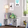 RiverRidge Home Kids' Book Nook Collection Cubby Storage Bench With 2 Bins - RiverRidge -Children's Home GUEST 7d50789d 1ee4 4666 817f f0b0024c6922