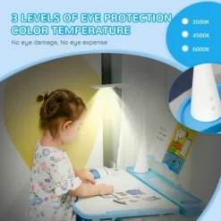 Qaba Kids Table And Chair Set, Activity Desk With USB Lamp, Storage Drawer For Study, Activities, Arts, Or Crafts -Children's Home GUEST 7d76b4f1 d972 41c7 bff8 df073287cfcb