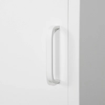 Sweedi Metal 1-Door Nightstand - South Shor 7 Sweedi Metal 1-Door Nightstand - South Shor - Image 5