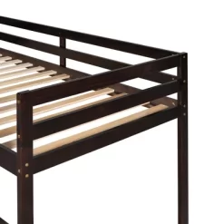 Twin Size Loft Bed With Slide - ModernLuxe -Children's Home GUEST 85e31d43 724b 4d51 ab71 d8258226ff56