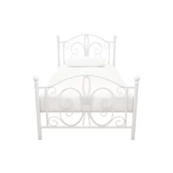 Twin Kids' Bombay Metal Bed White - Room & Joy -Children's Home GUEST 87b8d0c6 7266 4a3c 86cb 83b88000ed40