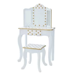 Fashion Polka Dot Gisele Play Vanity Set - Teamson Kids -Children's Home GUEST 89455434 746e 4631 92f4 bd7421a79871