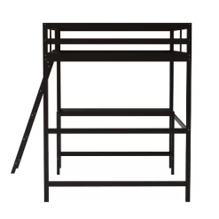 Flash Furniture Riley Loft Bed Frame With Desk, Wooden Bed Frame With Protective Guard Rails & Ladder For Kids And Teens -Children's Home GUEST 8a85814e f538 4661 88f6 d5a0b7b39204