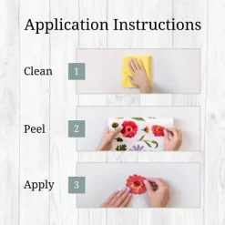 Watercolor Wildflowers Wall Decor - Decalcomania -Children's Home GUEST 8b7e4b50 1ac9 4c9f 8c3a dfadbb0e7683