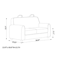 Upholstered Kids' Sofa Gray - Pillowfort™ -Children's Home GUEST 8bd0e36e 147c 4c1d bcfb 73703a97ebdd