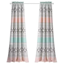 Elephant Striped Window Curtain Panels - Lush Décor -Children's Home GUEST 8c18f77f 5335 4470 828c 9a2f6ee62214
