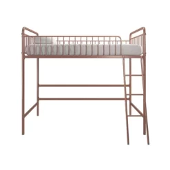 Twin Kaila Metal Loft Bed Rose Gold - Room & Joy -Children's Home GUEST 8cd0f506 2c68 45ba 8ffc 5ab81c911c2a