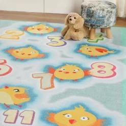 Playtime Numbers Vibrant Kids Indoor Area Rug By Blue Nile Mills -Children's Home GUEST 8ebef0d9 b7a5 4cd6 9822 4c30d819eb4c