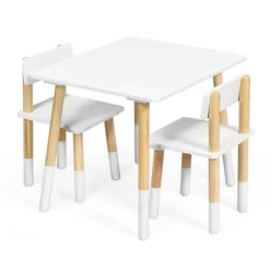 Costway Kids Wooden Table & 2 Chairs Set Children Activity Table Set 19 Costway Kids Wooden Table & 2 Chairs Set Children Activity Table Set -Children's Home GUEST 9437d257 9b38 43d0 8e0f e3d27cf05503
