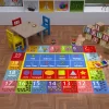 KC CUBS Boy & Girl Kids Math Symbols, Numbers & Shapes Educational Learning & Fun Game Play Area Nursery Bedroom Classroom Rug Carpet -Children's Home GUEST 958d4408 fef4 422f 96cc dca02d029bcb