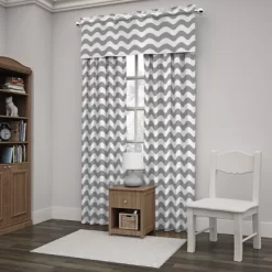 Wavy Chevron Room Darkening Curtain Panel - Eclipse My Scene -Children's Home GUEST 95d8ab86 75e6 4a5f 97e6 a386736a368b