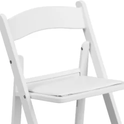 Flash Furniture Kids Folding Chairs With Padded Seats | Set Of 2 White Resin Folding Chair With Vinyl Padded Seat For Kids -Children's Home GUEST 968db054 ceb0 429b 81cd c1b429c6b4eb