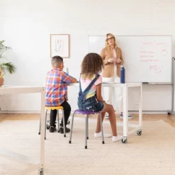 ECR4Kids Daisy Stackable Stool Set, Flexible Seating, 17in Seat Height, 8-Piece -Children's Home GUEST 9adfcdf8 3175 48a8 ab0b 8d674e3586b8