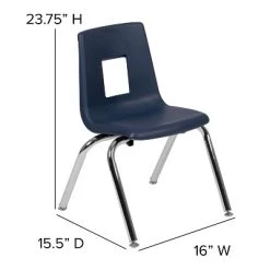 Flash Furniture Advantage Student Stack School Chair - 14-inch -Children's Home GUEST 9b7d4903 65b3 49b7 8c5b 649c62dcd6d5