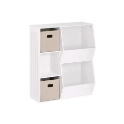 3pc Kids' Floor Cabinet With 2 Bins Set - RiverRidge Home -Children's Home GUEST 9c56e74c ec76 41bc 81f0 bb4496819535