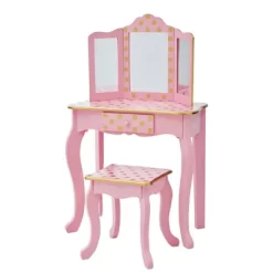 Fashion Polka Dot Gisele Play Vanity Set - Teamson Kids -Children's Home GUEST 9d7b100b 62f6 4f22 8063 8864f7d688bb