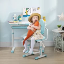 Qaba Ergonomic Kids Desk Chair With Thick Cushioning & Height Adjustment, Kids Computer Chair, Childrens Chair, Kids Office Chair & Study Chair -Children's Home GUEST 9f9ecca6 1525 4773 8a6e 6278afe02a74