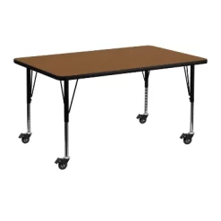 Emma And Oliver Mobile 24x48 Rectangle HP Laminate Preschool Activity Table -Children's Home GUEST a0bccf94 039d 4ba9 9fff 3e9993fd3876