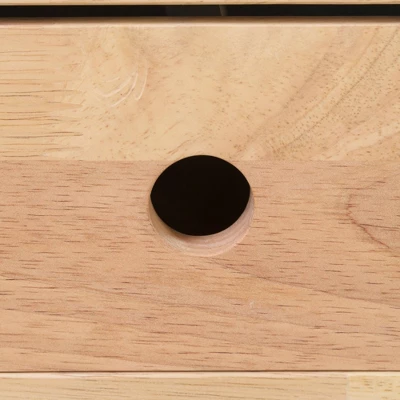 Sweedi Solid Wood 1 Drawer Nightstand Natural Wood - South Shore 5 Sweedi Solid Wood 1 Drawer Nightstand Natural Wood - South Shore - Image 3