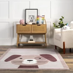 NuLOOM Rizzo Puppy Kids Machine Washable Area Rug -Children's Home GUEST a25b14b5 b846 4c46 9f37 02302983a60c