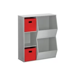 3pc Kids' Floor Cabinet With 2 Bins Set - RiverRidge Home -Children's Home GUEST a27dd24f e2ea 4095 8238 be52e025741d