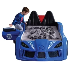 Twin Tarryton Car Bed With LED Lights And Sound - MiBasics -Children's Home GUEST a34e0e0b 072a 4fd1 852c 57c5971be7b8