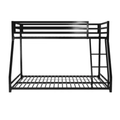 Twin/Full Max Metal Bunk Bed Black - Room & Joy -Children's Home GUEST a5403249 9357 44c6 8ae7 1839437950da