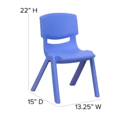 Flash Furniture 10 Pack Plastic Stackable School Chair With 12" Seat Height -Children's Home GUEST a5731ce6 d64f 4cc0 bfcb 9ca5029d2861