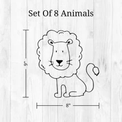 Safari Animals Wall Decor - Decalcomania 15 Safari Animals Wall Decor - Decalcomania -Children's Home GUEST a59da859 816a 4179 b952 74007ccf71e1