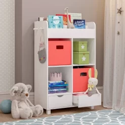 Kids' Book Nook Cubby Storage Cabinet With Bookrack - RiverRidge Home -Children's Home GUEST a72da737 c532 4a78 ad1b b4892bd869fd