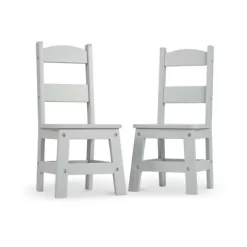 Melissa & Doug Wooden Chair Pair - Gray 15 Melissa & Doug Wooden Chair Pair - Gray -Children's Home GUEST a83a301a be63 4cc5 91a7 a403b341775c