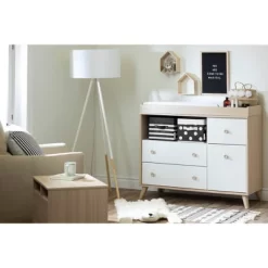 Yodi 2 Drawer Nightstand Soft Elm/White - South Shore 16 Yodi 2 Drawer Nightstand Soft Elm/White - South Shore -Children's Home GUEST a9755bae 4bbf 4c96 bef8 1f628cfd7501