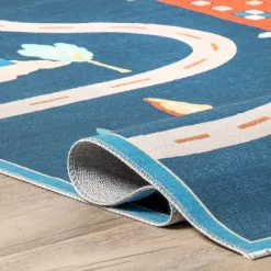 NuLOOM Zita Neighborhood Machine Washable Kids Area Rug -Children's Home GUEST a9a80e4a 23da 4edd 8976 72c45bcb563a