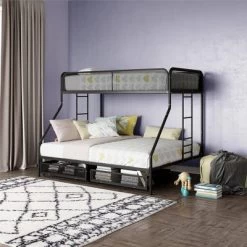 Twin Over Full Jeremy Bunk Bed With Storage Drawers Black - Room & Joy -Children's Home GUEST aaafbfd0 a9cd 4cad a025 75fd0231fba1