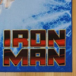 Marvel Iron Man 54"x78" Area Rug Blue -Children's Home GUEST ab2b30a3 d9fa 46c8 9bc4 2669092bb763